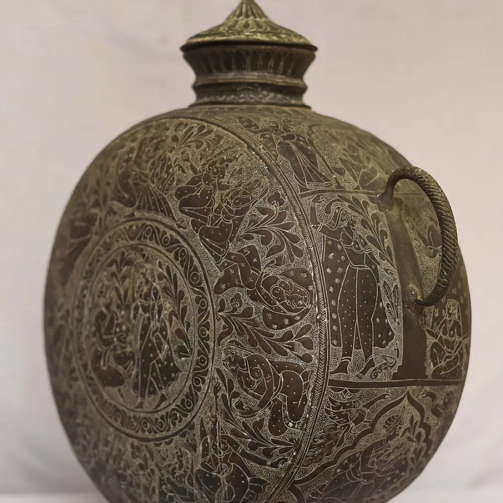 handcarved Antique Timeless Vessel 