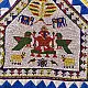 Bead Work ~Antique Hanging - Ganesha Wall Hanging / Chakda