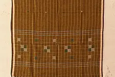 Aamaya . आमाया | Handloom Soft Cotton Jamdani Stole - Brown