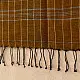 shop Handloom Soft Cotton Jamdani Stole - Brown