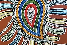 Mandana Art - Painting  | Peacock ( 11 x 14 inch)
