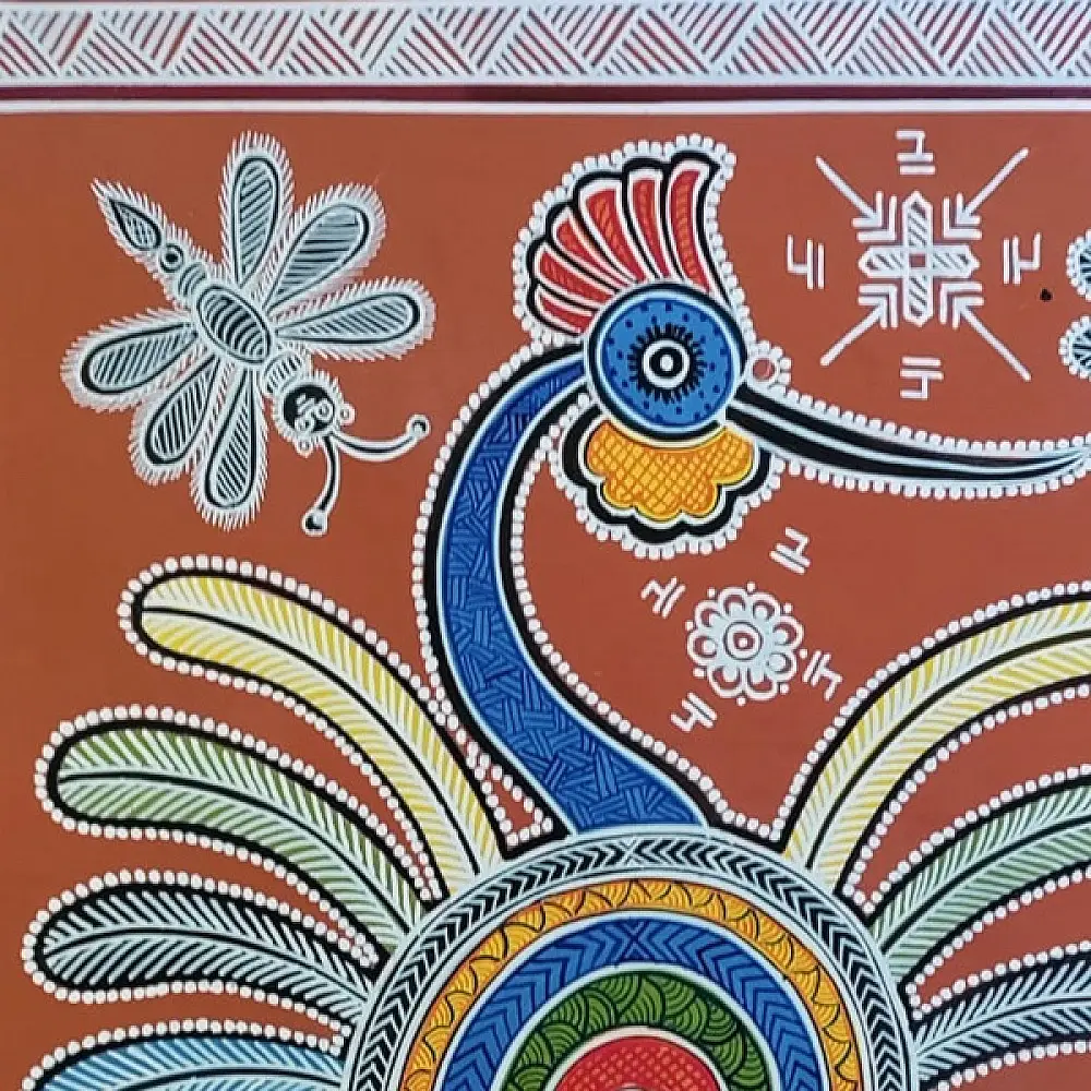 shop Mandana Art - Painting  | Peacock ( 11 x 14 inch)