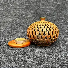 Terracotta Tales | Pottery Art ~ Kunji T Light Holder