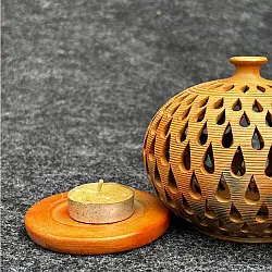 Terracotta Tales | Pottery Art ~ Kunji T Light Holder