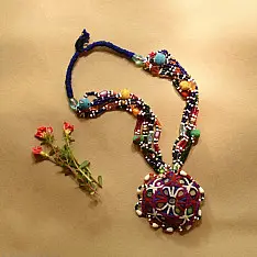 FolkLove | Handmade Tribal Glass Bead Necklace