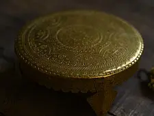 Ahar ✽ Brass ~ Pol Pat Roti Roller