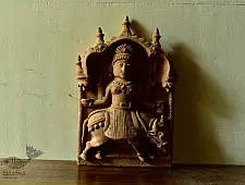 Molela ❉ Terracotta Plaques ❉ Goddess clay idol 1