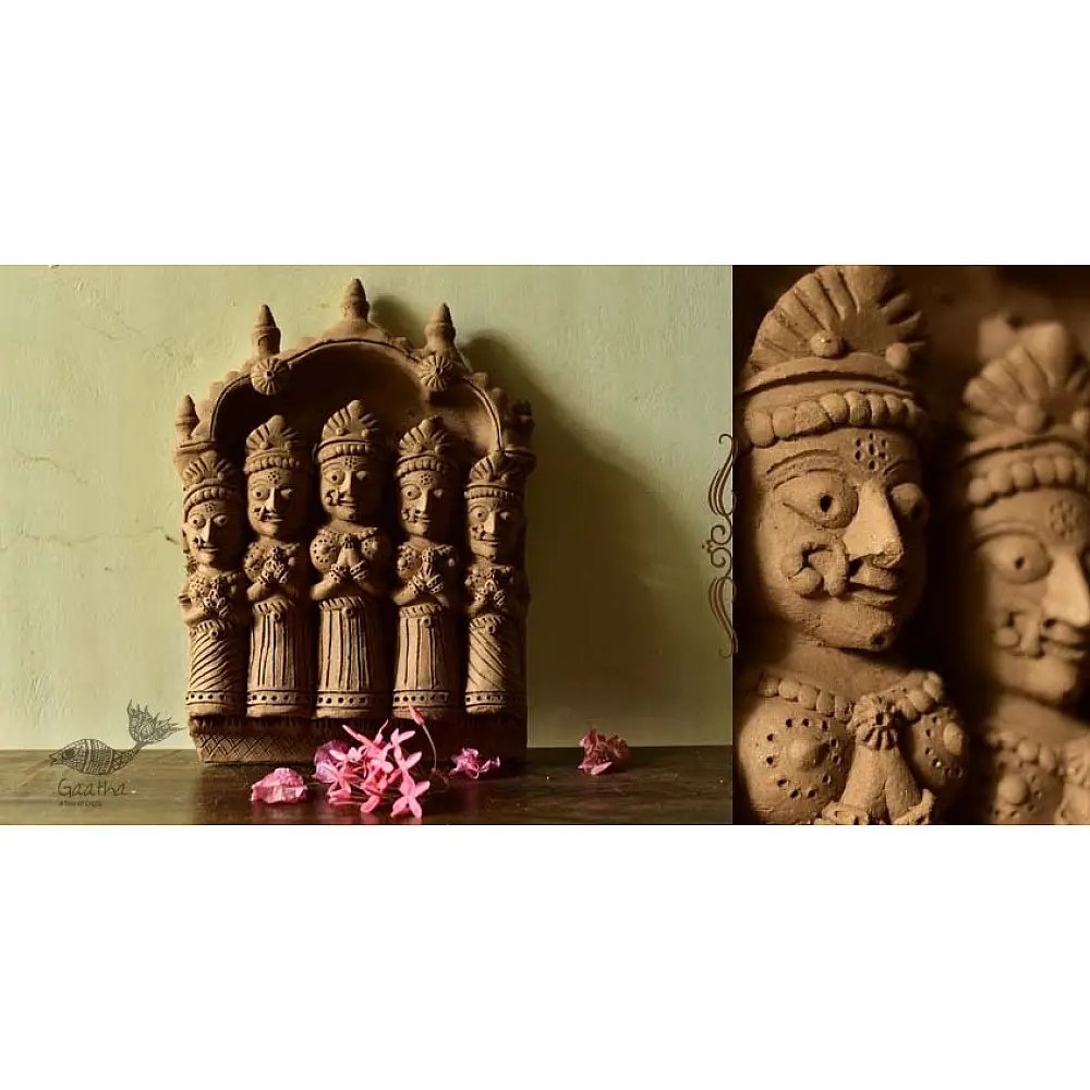 Mitti ki murti - handmade Molela terracotta god goddess idols - 