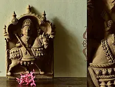 Molela ❉ Terracotta Plaques ❉ Bhathiji Maharaj Idol