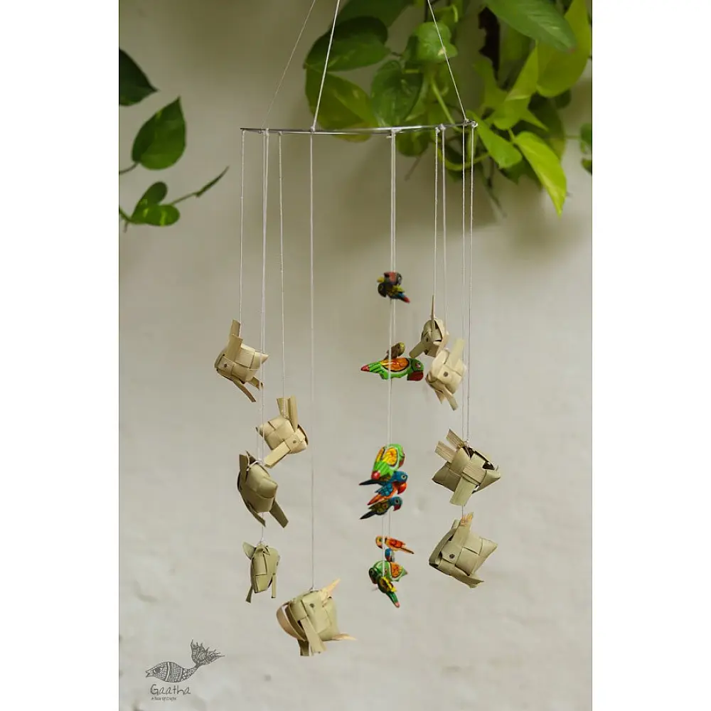 खजुरी  ☙ Date leaves ☙ Hanging ☙ Fish