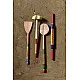 shop Handmade Wooden Lacquer Ladles from Kutch 