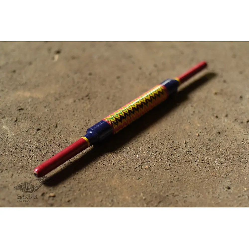 shop Handmade Wooden Lacquer Ladles from Kutch 