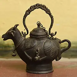 Antiquities from Khajuraho | Nandi Kamandal