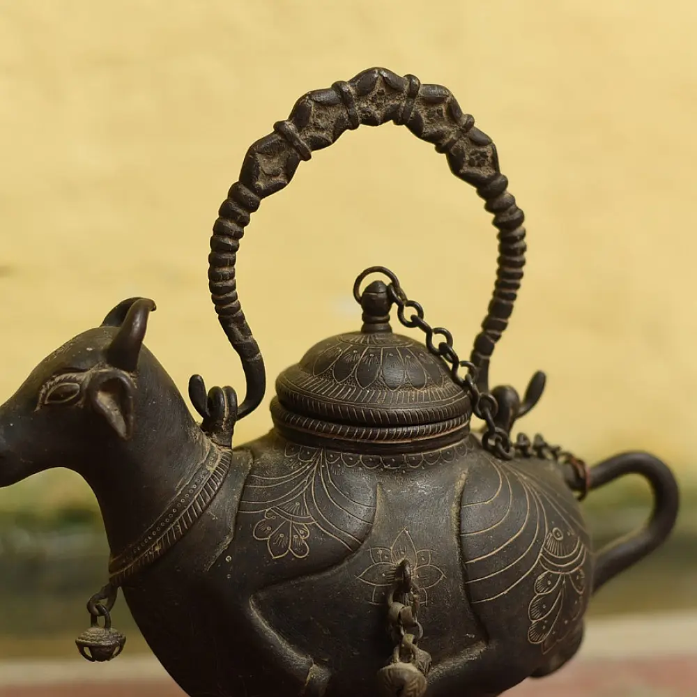 Shop Antique Brass  Nandi Kamandal| Rare Art Khajuraho