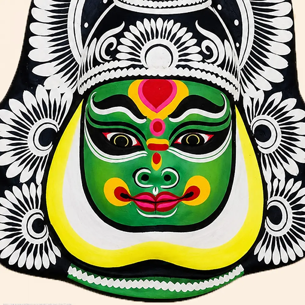 shop Handmade Chau Mask - Kathakali Face Mask Wall Hanging