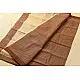 Handwoven cotton saree |  from Andhra Pradesh - Off White