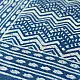 shop Indigo Natural Color Dhurrie ( 5 X 3 ) - Dabu Printed 