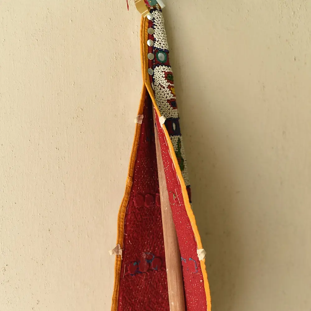 Bead Work ~ Antique Cow Horn Cover