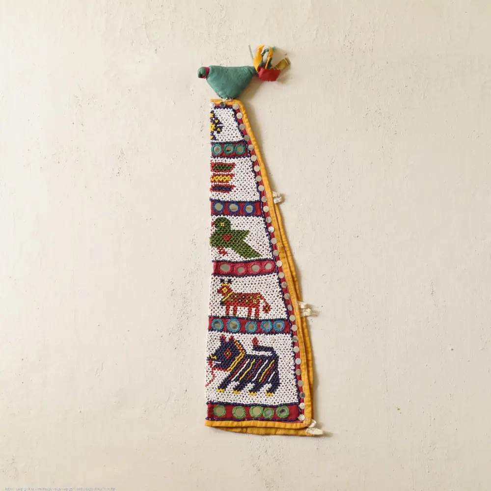Bead Work ~ Antique Cow Horn Cover