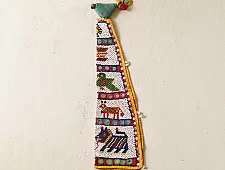 Prachin . प्राचीन || Bead Work ~ Antique Cow Horn Cover (Set of Two)