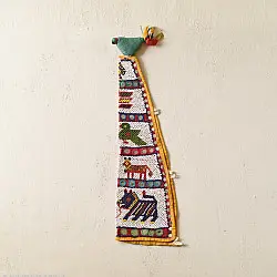 Prachin . प्राचीन || Bead Work ~ Antique Cow Horn Cover (Set of Two)