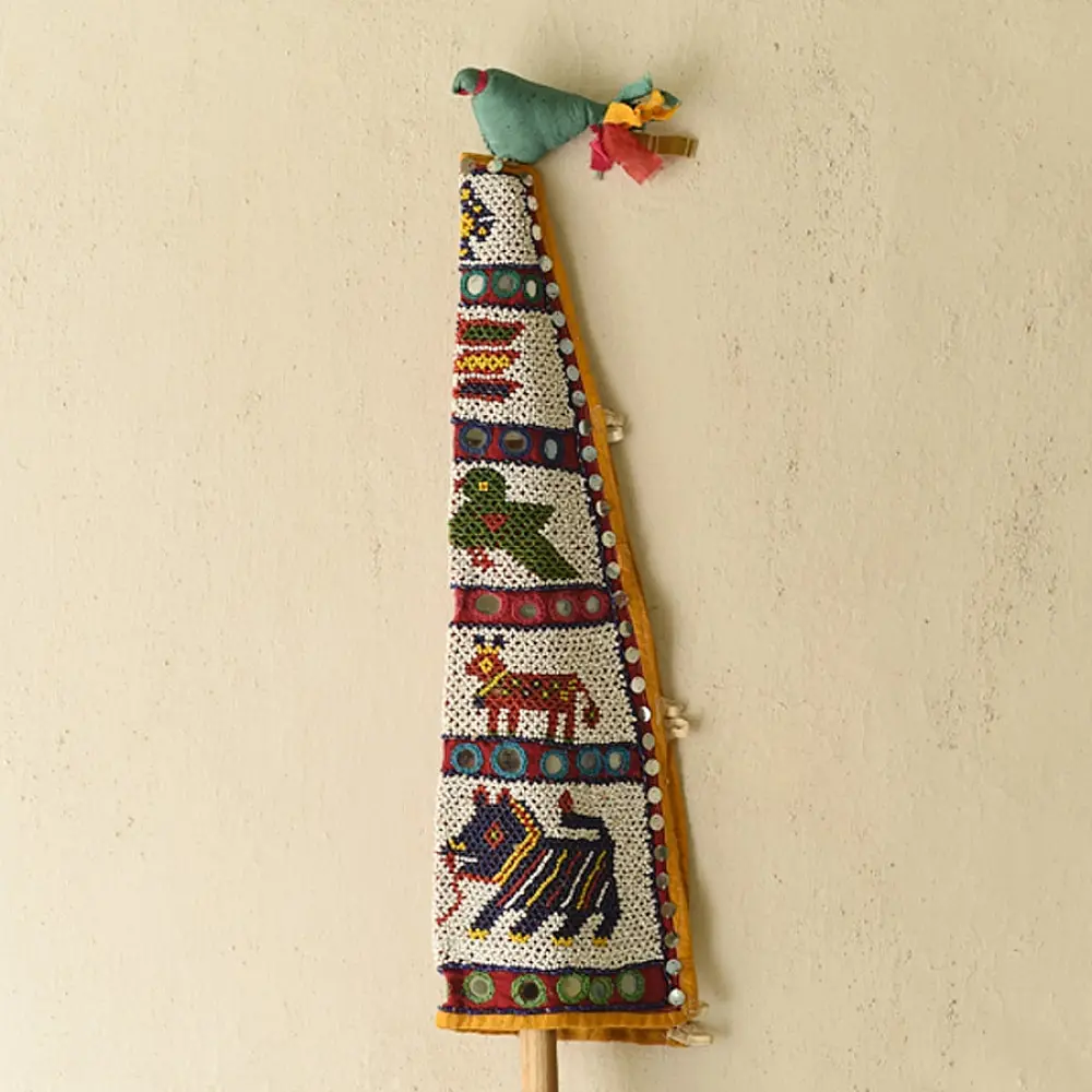 Bead Work ~ Antique Cow Horn Cover