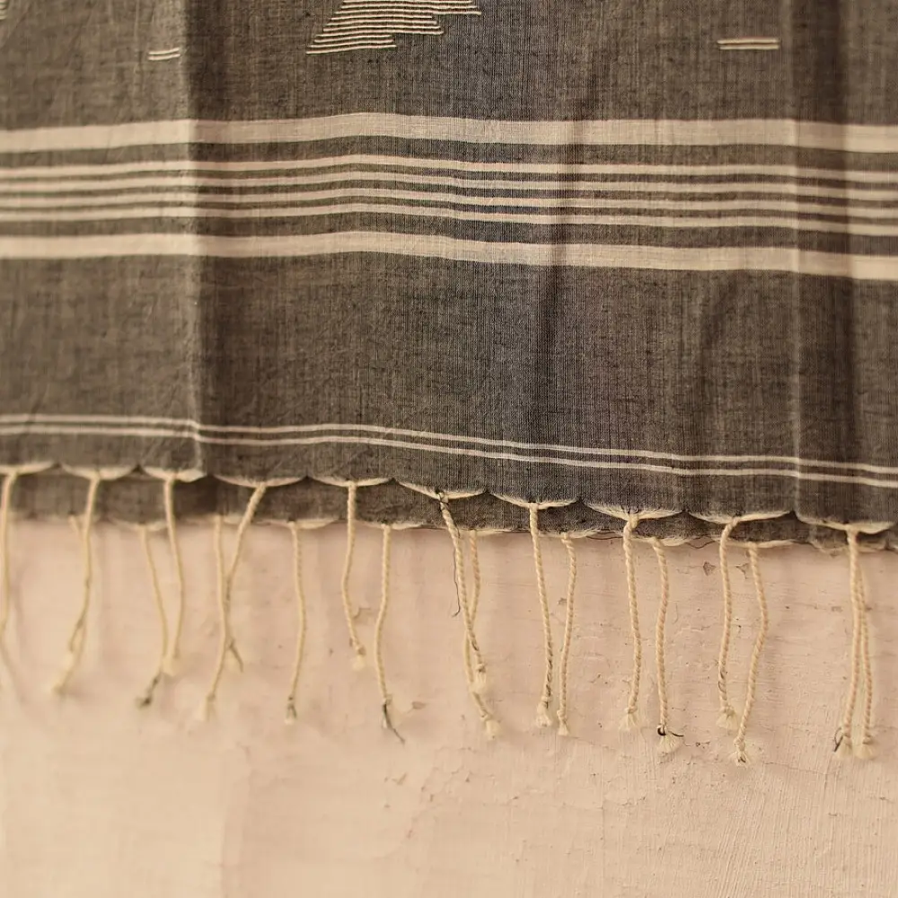 shop Handloom Soft Cotton Jamdani Stole