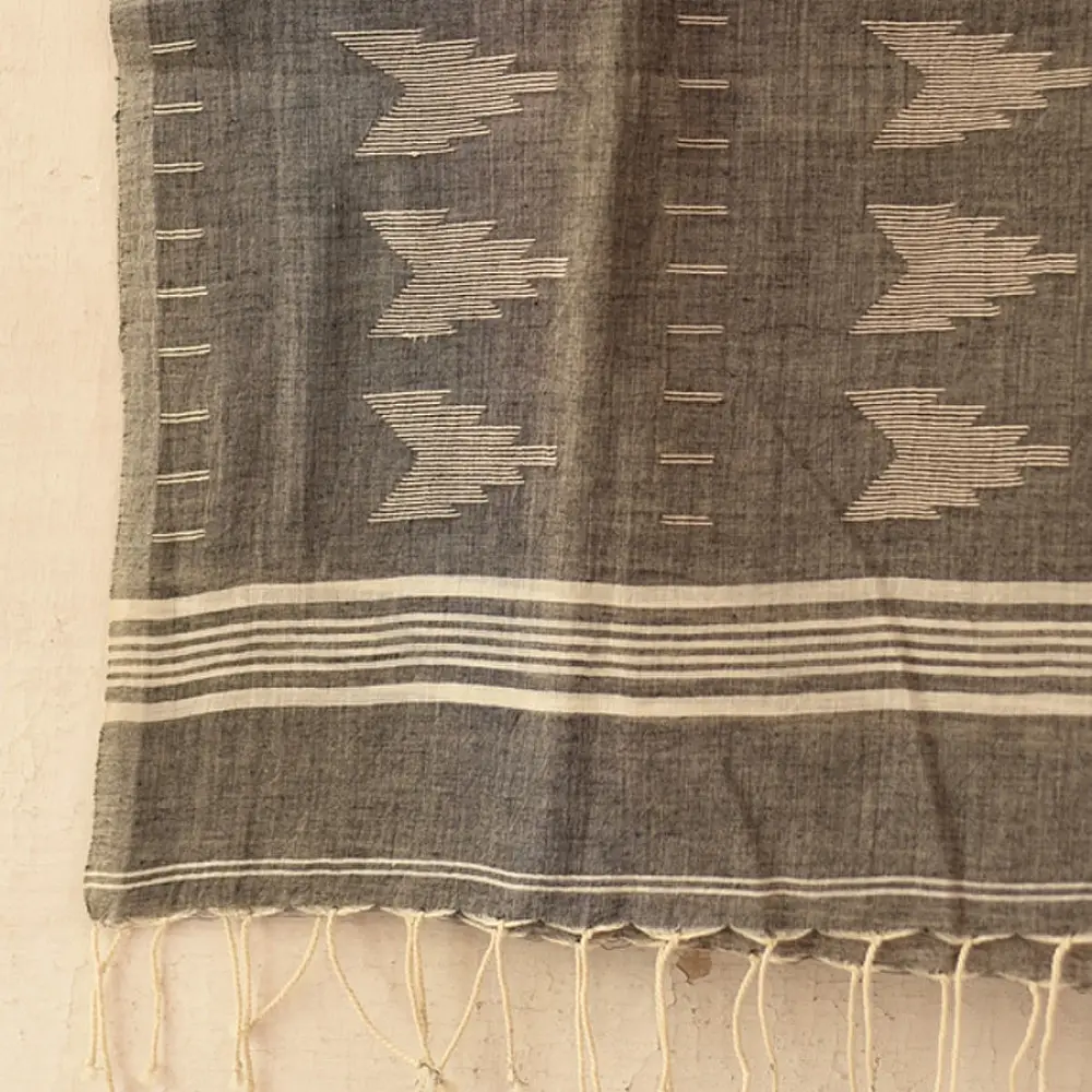 shop Handloom Soft Cotton Jamdani Stole
