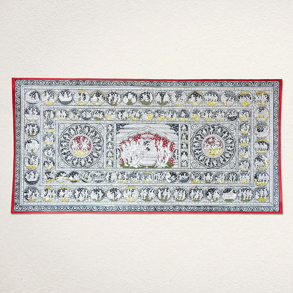 shop Traditional patachitra Painting ~ Ramayan Story Natural Colour