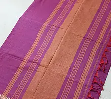 Sadaa . सदा | Begampuri Handloom Pure Cotton Magenta Pink Saree