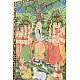 buy Traditional Antique look Krishna and Gopi Painting