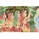 buy Traditional Antique look Krishna and Gopi Painting