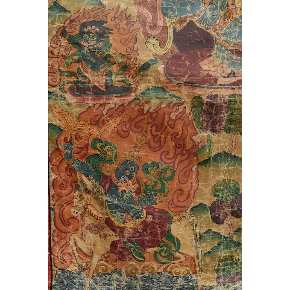 buy Traditional Antique Old Thangka Painting 