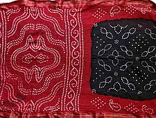 Faagun . फाल्गुन  ⁂ Cotton Bandhani Saree ⁂ 9