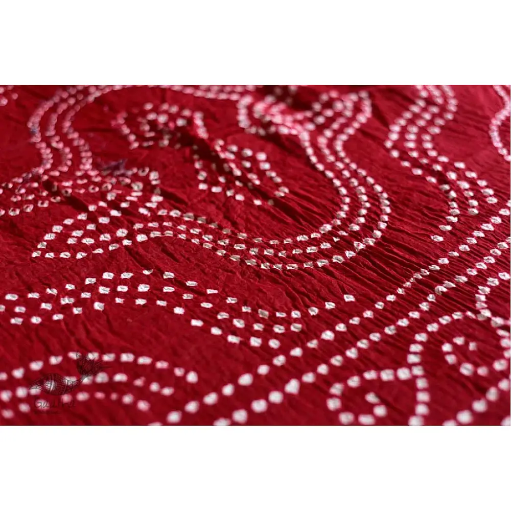 Faagun . फाल्गुन  ⁂ Cotton Bandhani Saree ⁂ 9