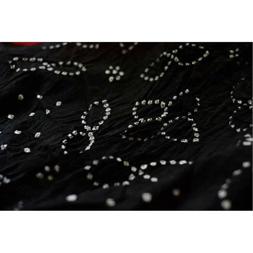 Faagun . फाल्गुन  ⁂ Cotton Bandhani Saree ⁂ 9
