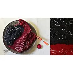Faagun . फाल्गुन  ⁂ Cotton Bandhani Saree ⁂ 9