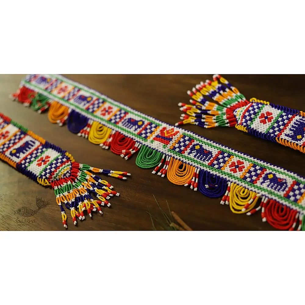 shop Handmade Glass Bead Temple Toran