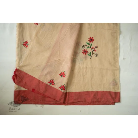 shop Hand Embroidered Silk Saree