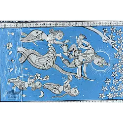 Pattachitra Painting | Krishna Leela