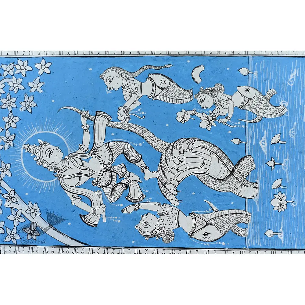 shop patachitra painting - Krishna Leela