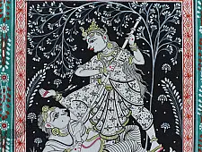 Pattachitra Painting | Durga Mahishasur Vadh