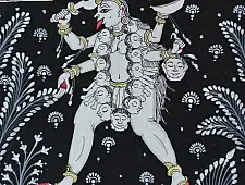 Pattachitra Painting | Goddess Kali