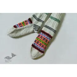 Igloo | Handcrafted Wool Socks - Off White