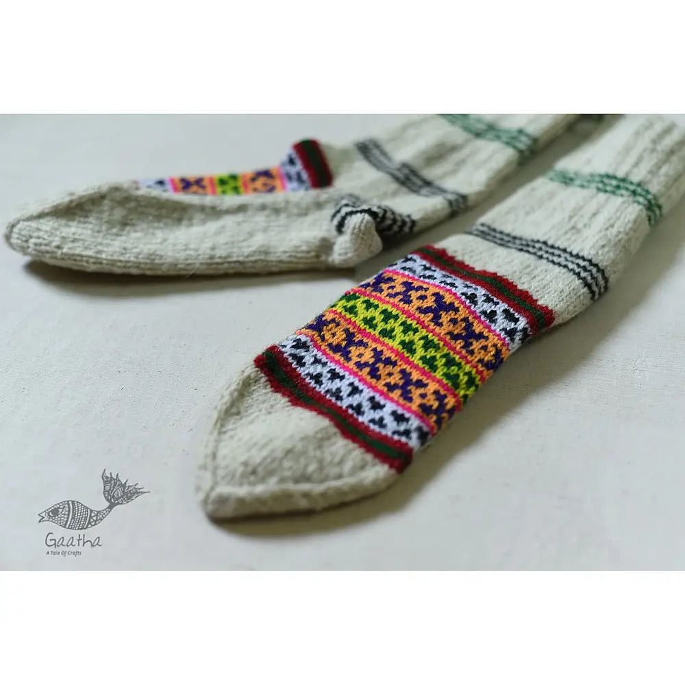 shop Pure Wool - Hand Knitted Unisex Socks
