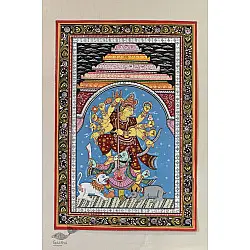 Pattachitra Painting | Mahishasura Mardini