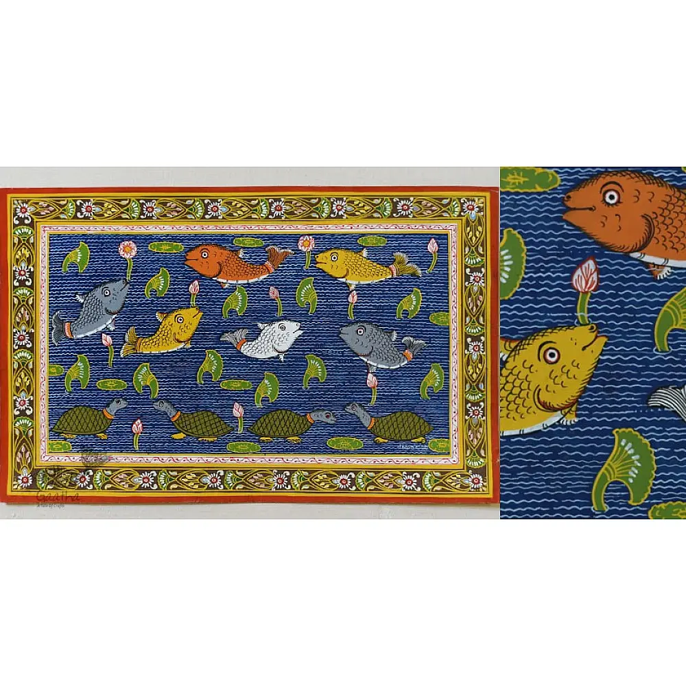 shop patachitra painting - A Pond