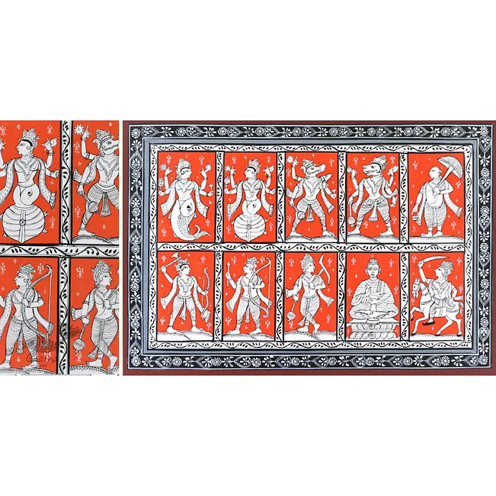 shop patachitra painting - Das Aavtar