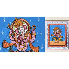 Pattachitra Painting | Ganesha