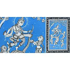 Pattachitra Painting | Krishna Leela
